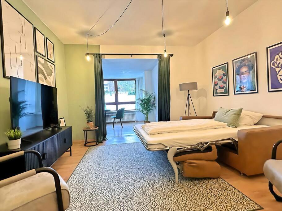 Urban & Chic: 2Bdr, Parkplatz Appartement Witten Buitenkant foto